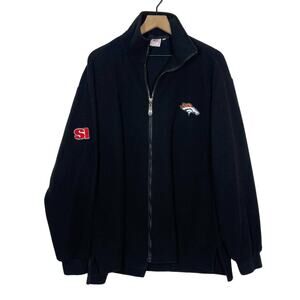 NFL Official Denver Broncos Jacket Men's XL Football Fangear Sports Illustrated